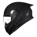 CAPACETE NORISK FLOW MONOCOLOR PRETO FOSCO