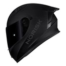 CAPACETE NORISK FLOW MONOCOLOR PRETO FOSCO