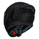 CAPACETE NORISK FLOW MONOCOLOR PRETO FOSCO