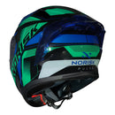CAPACETE NORISK FLOW PULSE VERDE