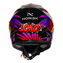 CAPACETE NORISK SOUL LOKO VERMELHO