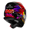 CAPACETE NORISK SOUL LOKO VERMELHO