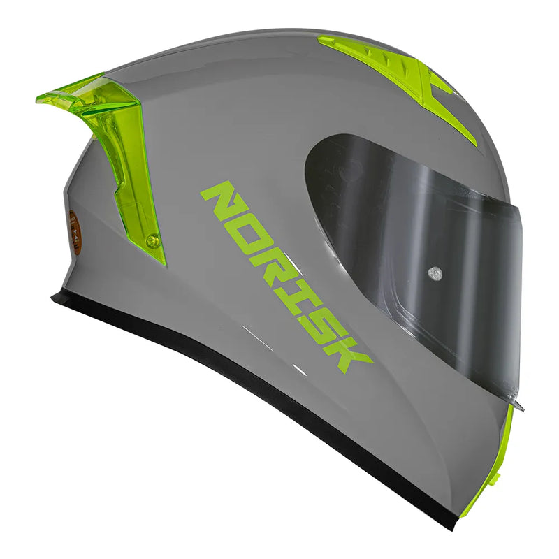 CAPACETE NORISK FLOW MONOCOLOR CINZA