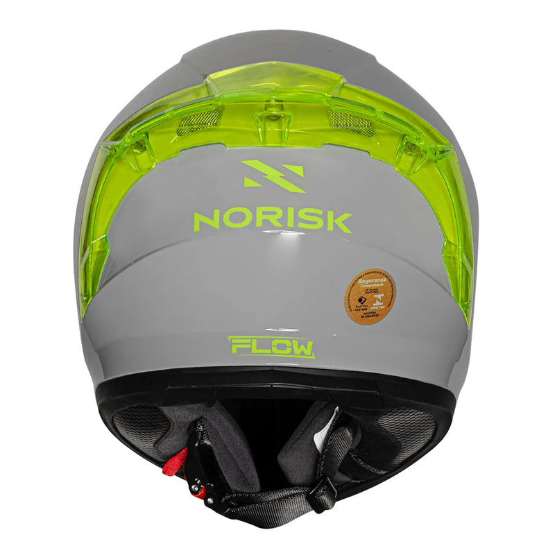 CAPACETE NORISK FLOW MONOCOLOR CINZA