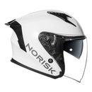 CAPACETE NORISK DOWNTOWN II MONOCOLOR BRANCO