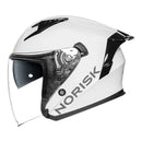 CAPACETE NORISK DOWNTOWN II MONOCOLOR BRANCO