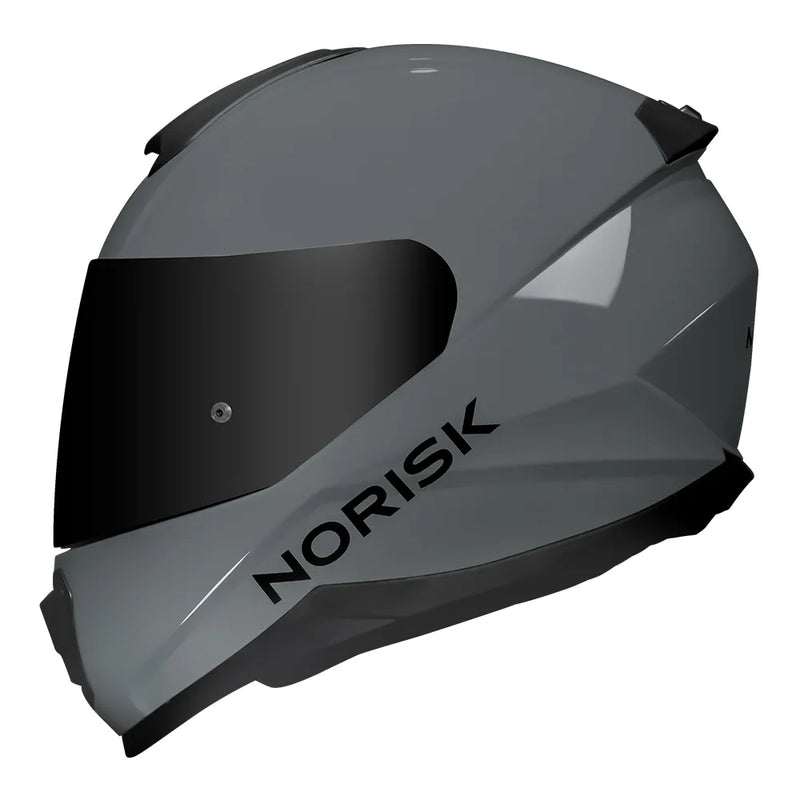 CAPACETE NORISK RAZOR MONOCOLOR NARDO CINZA