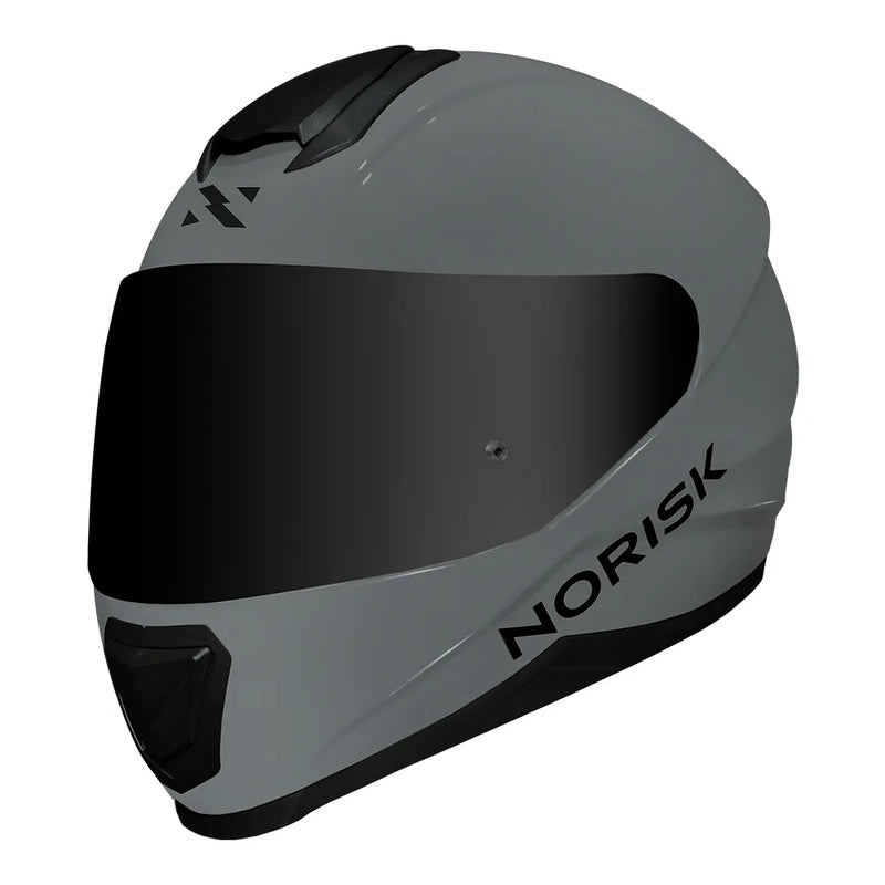 CAPACETE NORISK RAZOR MONOCOLOR NARDO CINZA